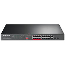 Thiết bị mạng MERCUSYS | 16-Port PoE+ 10/100Mbps MERCUSYS TP-LINK MS118CP