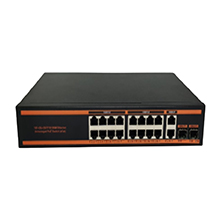 Switch PoE BTON | 16-Port 100Mbps PoE Switch BTON BT-6218FE-SFP