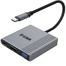 3-in-1 USB-C Hub D-Link DUB-M350