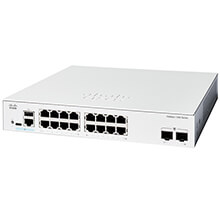 16-Port GE Switch Cisco C1300-16T-2G