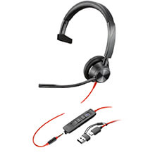 Tai nghe Poly Blackwire 3315 Mono Teams USB-C (8X218AA)