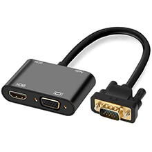 Cáp VGA ra HDMI+VGA+Audio Unitek V501A