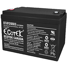 Ắc quy 12V-100Ah ECOTEK ECT-UP12100VA18