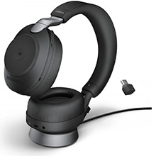 Tai nghe Jabra Evolve2 85 Link390c MS Stereo Stand