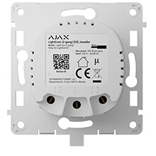 Module công tắc thông minh Ajax LightCore (2-gang) [55]