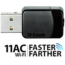 Wireless AC Dual Band USB Adapter D-LINK DWA-171